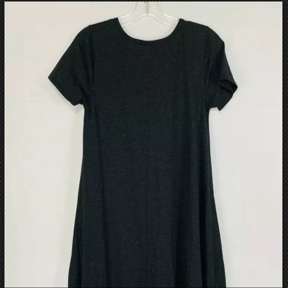 Lularoe Charcoal Gray Carly dress Hi-Low - Picture 4 of 5